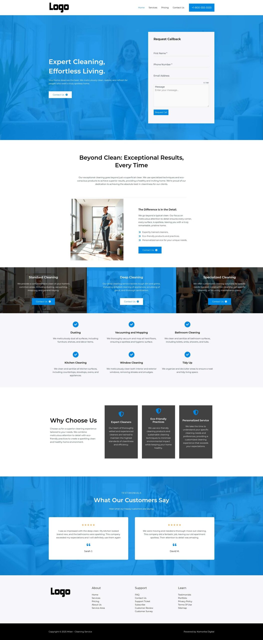 Home - Milan - Sapphire - Cleaning Services