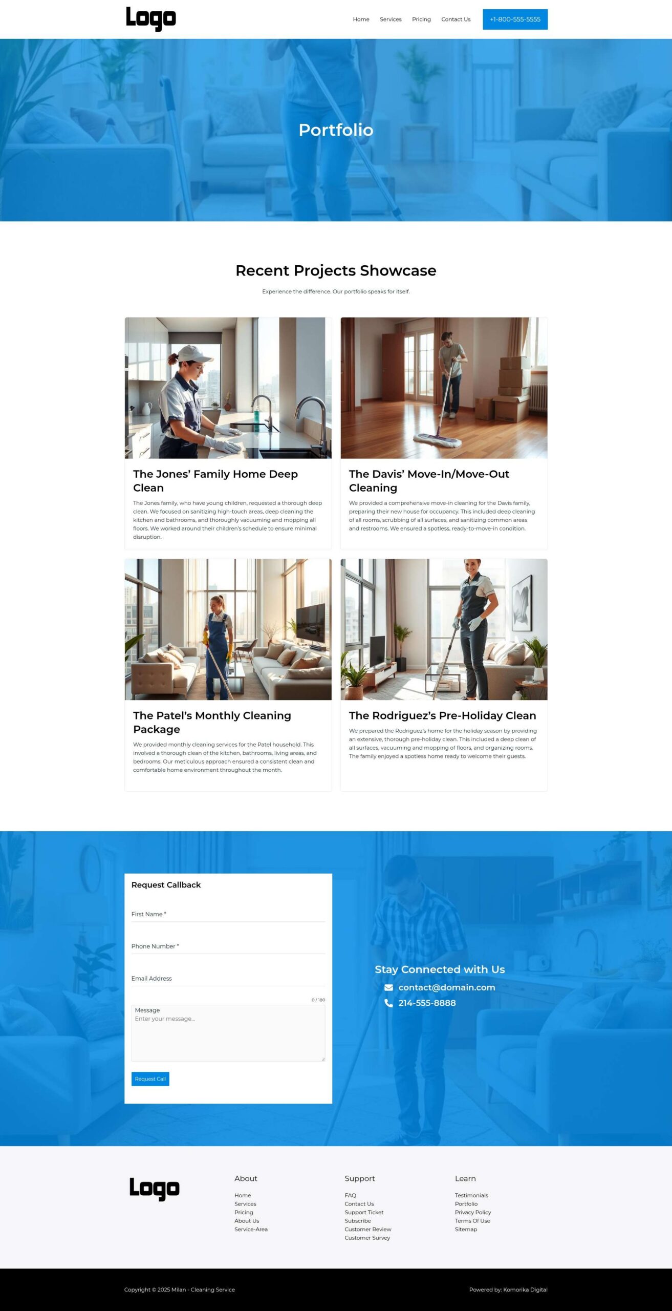 Portfolio - Milan - Sapphire - Cleaning Services