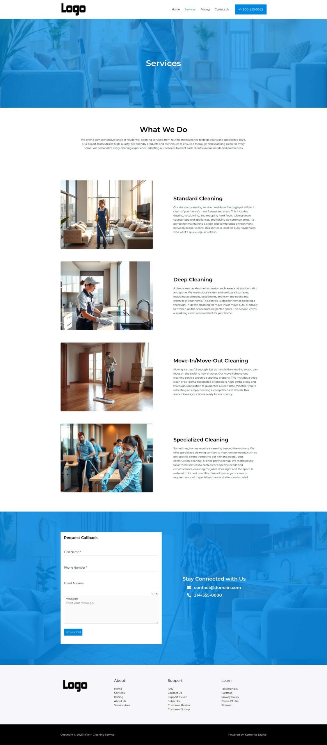 Services - Milan - Sapphire - Cleaning Services